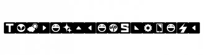TeitokusonSymbols  免费字体下载