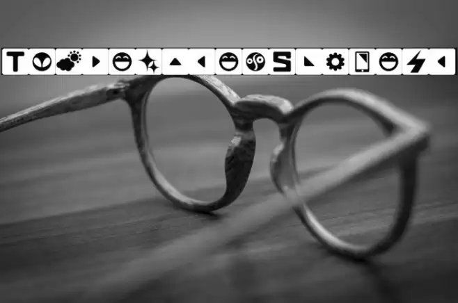 TeitokusonSymbols Font examples