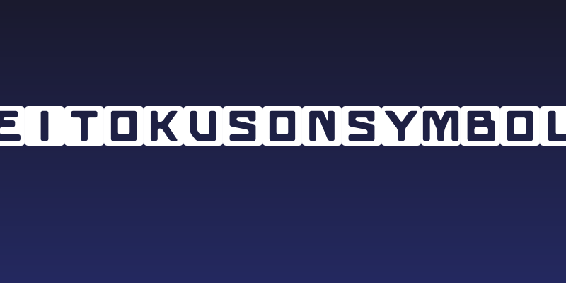 TeitokusonSymbols Social Header