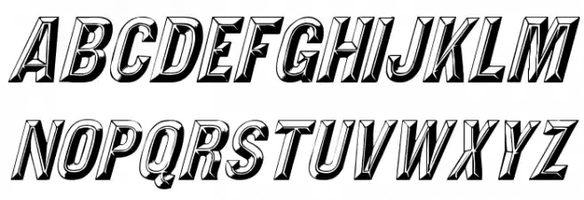 Tejaratchi Italic Polices MAJUSCULES