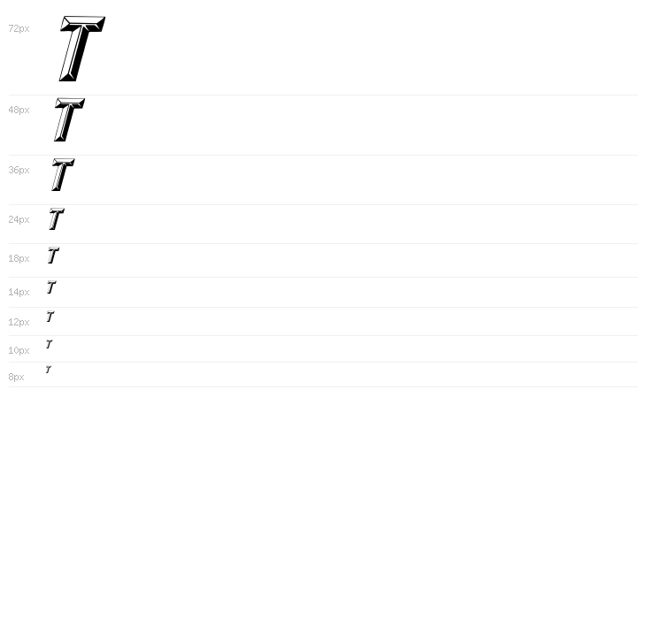 Tejaratchi Italic Waterfall