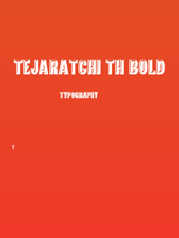 Tejaratchi Th Bold Poster
