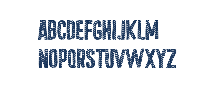 Tejero Waves Club Lowercase