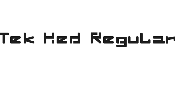 Tek Hed Regular Logo
