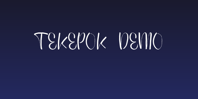 Tekepok DEMO Social Header