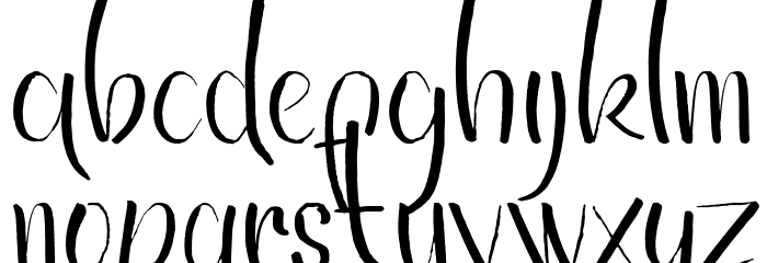 Tekepok DEMO Font LOWERCASE