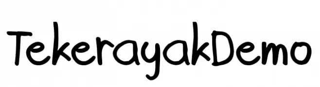 TekerayakDemo  font caratteri gratis