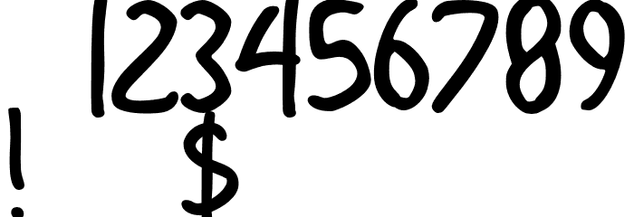 TekerayakDemo Font OTHER CHARS