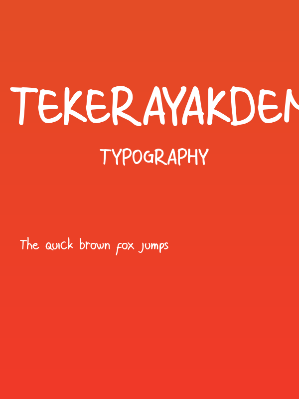 TekerayakDemo Poster