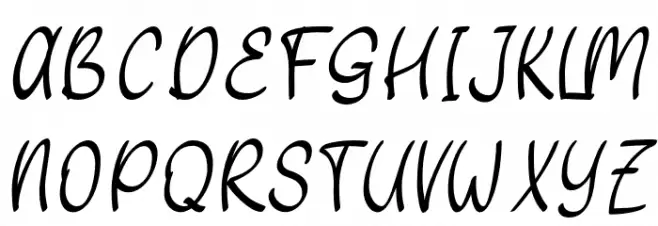 Tekhomazia DEMO Schriftart Groß