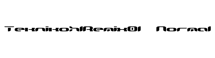 TeknikohlRemix01  Normal  font caratteri gratis