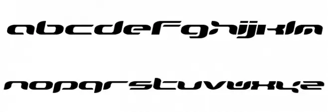 TeknikohlRemix01  Oblique 字体 小写