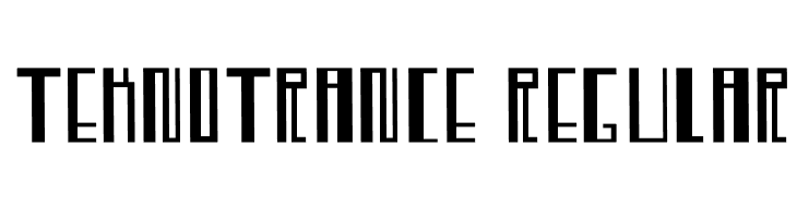 TeknoTrance-Regular Font