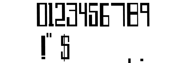 TeknoTrance-Regular Font OTHER CHARS