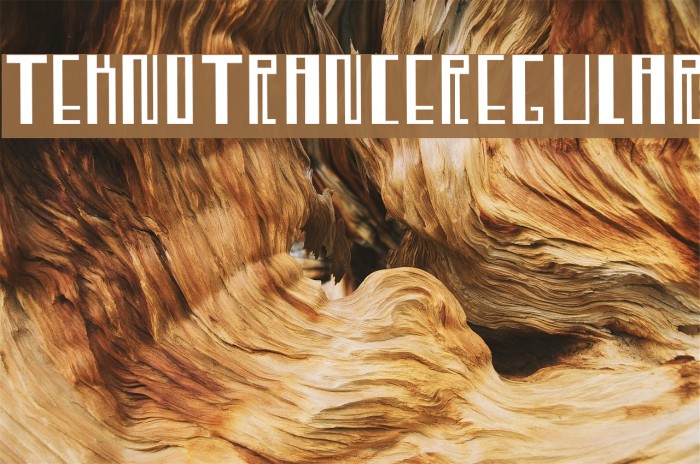 TeknoTrance-Regular Font examples