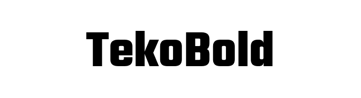 Teko Bold  Free Fonts Download