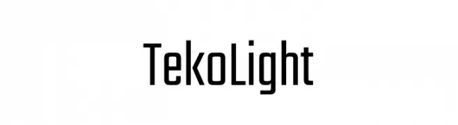 Teko Light  Fuentes Gratis Descargar