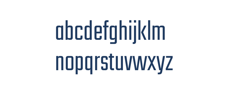 Teko Light Lowercase