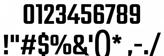 Teko Medium Font OTHER CHARS