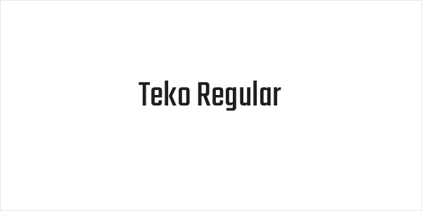 Teko Regular Logo