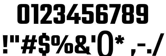 Teko SemiBold Font OTHER CHARS