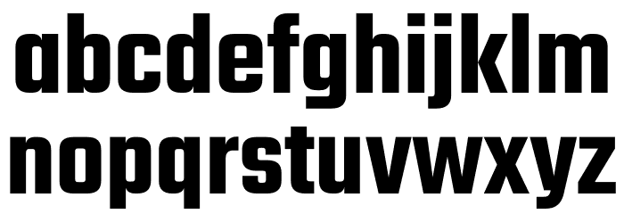 Teko SemiBold Font LOWERCASE