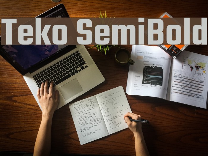 Teko SemiBold Example 2