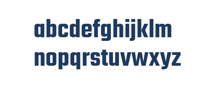 Teko SemiBold Lowercase