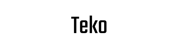 Teko  Descarca Fonturi Gratis