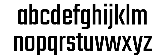 Teko Font LOWERCASE