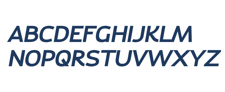 Tekoro Demo Black Italic Uppercase