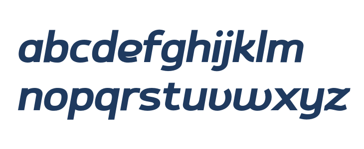 Tekoro Demo Black Italic Lowercase