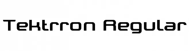 Tektrron Regular  免费字体下载
