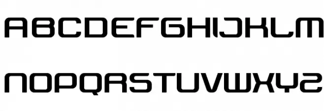 Tektrron Regular Fonte MAIÚSCULAS