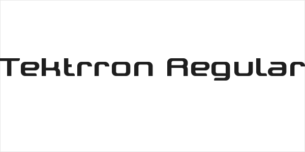 Tektrron Regular Logo