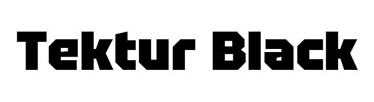 Tektur Black  baixar fontes gratis