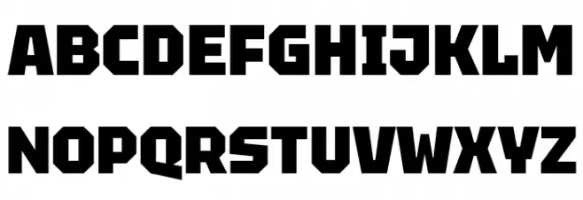 Tektur Black Font UPPERCASE