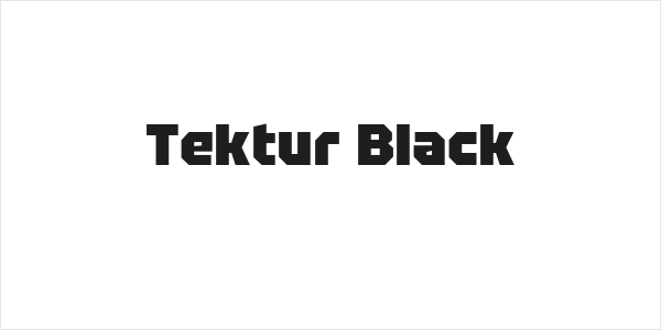 Tektur Black Logo