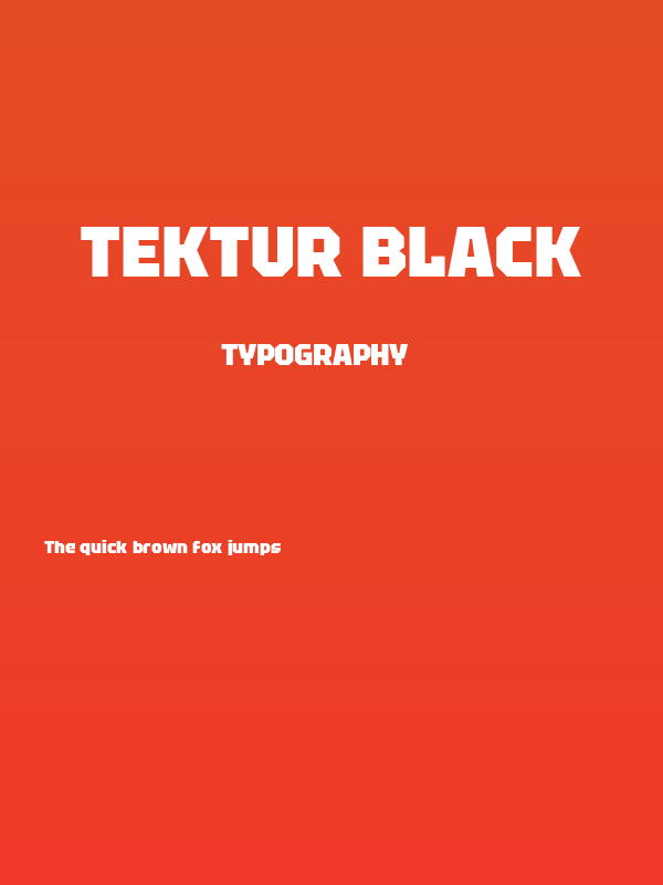 Tektur Black Poster