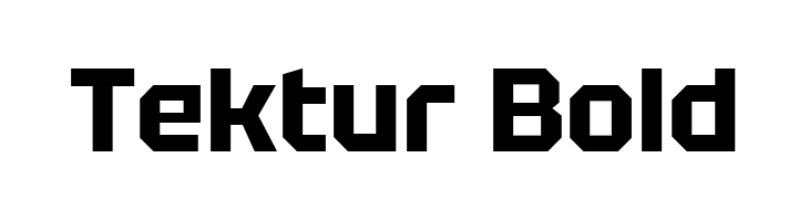 Tektur Bold  フリーフォントのダウンロード