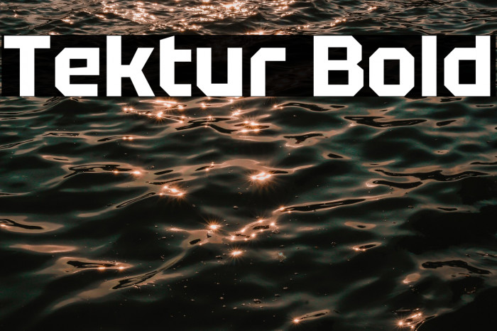 Tektur Bold Example 1