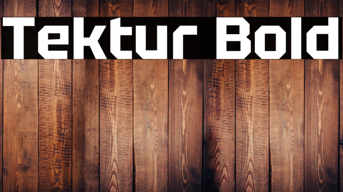 Tektur Bold Example 2