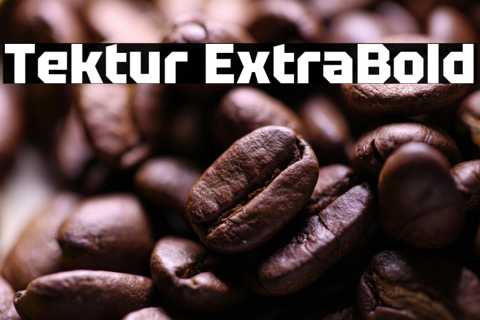 Tektur ExtraBold Example 1