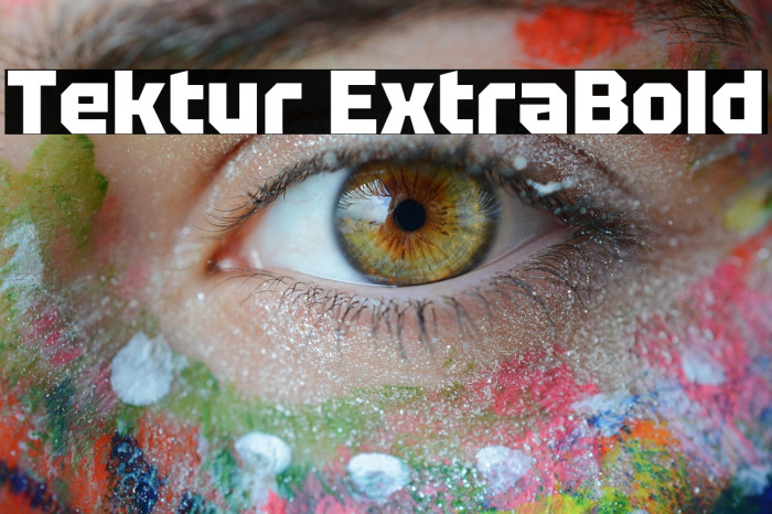 Tektur ExtraBold Example 2
