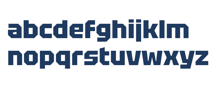Tektur ExtraBold Lowercase