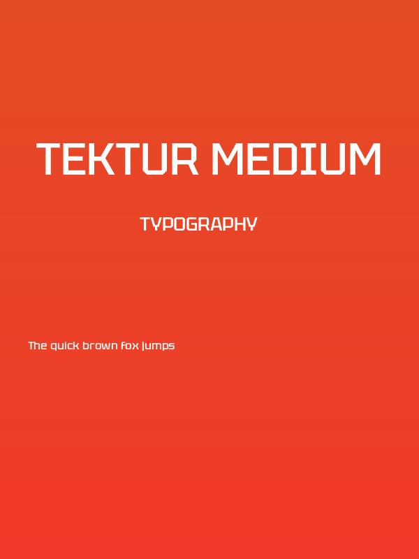 Tektur Medium Poster