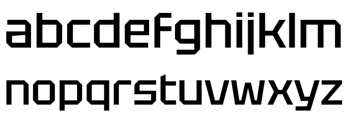 Tektur Medium Font LOWERCASE