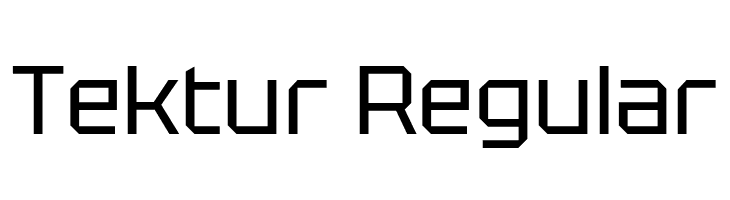 Tektur Regular  Descarca Fonturi Gratis