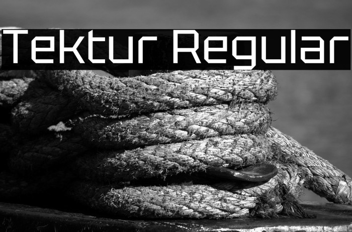 Tektur Regular Example 1