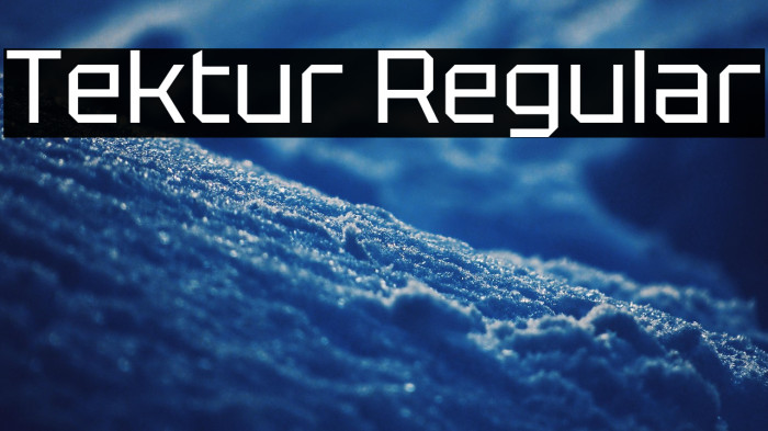 Tektur Regular Example 3